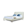 Manhattan Comfort Heather Queen Bed in Cream BD003-QN-CR